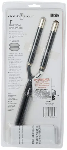 Vista 3 de Gold 'N Hot - Plancha plana profesional para estufa, 1 pulgada, tamaño mediano