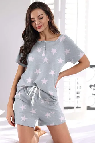 Vista 16 de Wiholl - Conjuntos de dos piezas para mujer: ropa cómoda con sudadera abotonada y pantalones deportivos con bolsillos