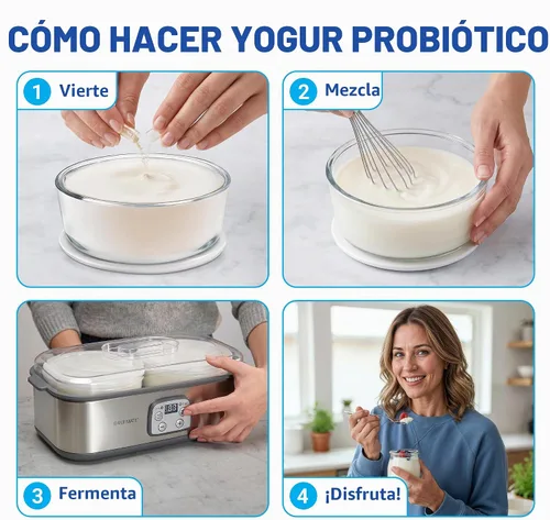 Vista 5 de Ultimate L. Gasseri Probiotic 10 mil millones de UFC, Lactobacillus Gasseri Yogurt Starter para Super Gut Yogurt, Suplemento de salud intestinal