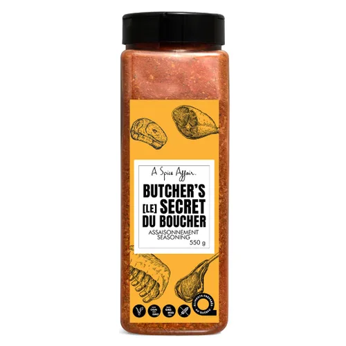 Vista 5 de A Spice Affair 's Butcher's Secret - Condimento sabroso, audaz y aromático para carne de res, cerdo y aves de corral, totalmente natural, sin OMG