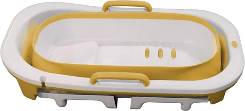 Vista 14 de Foldable Bathtub for Adults, Extra Large Insulated Soaking Tub Blue