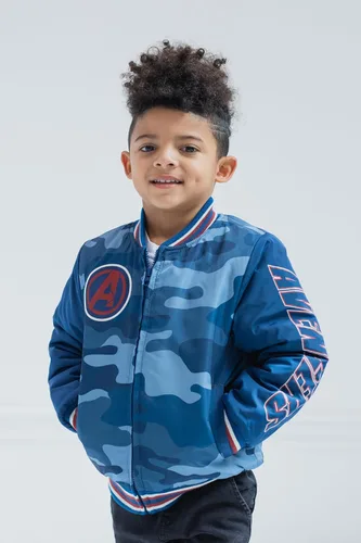 Vista 2 de Marvel Vengadores Spider-Man Varsity Bomber Chaqueta de niño a niño grande