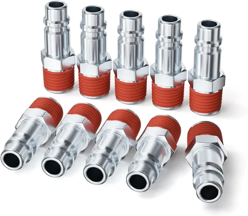 Vista 13 de GASHER 10PCS 1/2" FNPT x 1/2" Flow Industrial Air Plug