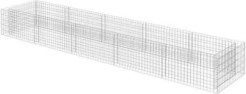 Vista 13 de vidaXL Gabion - Cama elevada de acero galvanizado 35.4"x19.7"x39.4