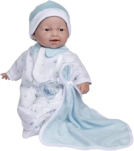 Vista 13 de La Baby Hispanic - Muñeca bebé hispana de cuerpo suave pequeño de 11 pulgadas JC Toys - La Baby Lavable Traje floral rosa extraíble con Mono