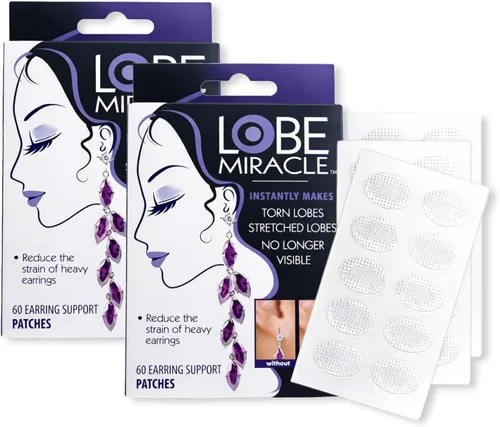 Vista 13 de Lobe Miracle - Parches transparentes de soporte para pendientes