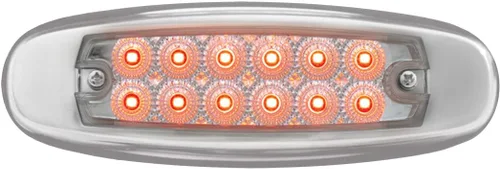 Vista 4 de GG Grand General 76440 Ámbar/ámbar Ultra Thin Spyder Am/Am 12 llevó la luz de la función dual con el borde SS