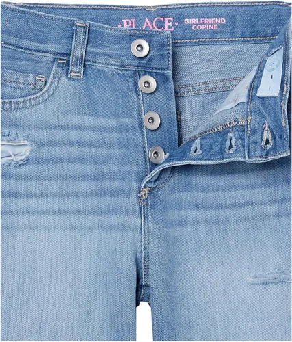 Vista 6 de The Children's Place Pantalones cortos de mezclilla de moda para niñas