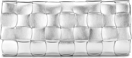 Vista 9 de CHUNLI Bolsos de mano tejidos de noche para mujer, bolso cruzado de poliuretano para noche, eventos formales, boda, fiesta
