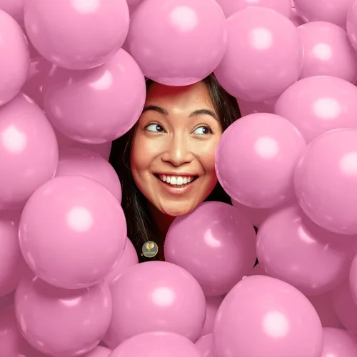 Vista 50 de AFTERLOON® - Mini globos de látex de goma natural, 50 unidades, color amarillo albaricoque, de 5 pulgadas, sin plástico, alternativo, color mate