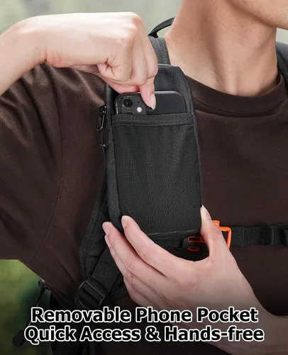 Vista 4 de NOOLA Mochila de Hidratación con Vejiga de Agua de 3L - Mochila de Agua de 22L para Senderismo, Ciclismo, Correr, Ciclismo - Mochila Ligera