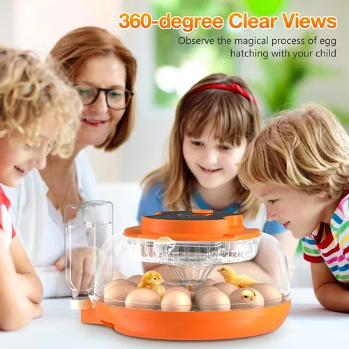 Vista 6 de Egg Incubators for Hatching Eggs, 18 Egg Incubator with Automatic Egg Turning and Humidity Control Incubator for Chicken Duck Quail Home Lab