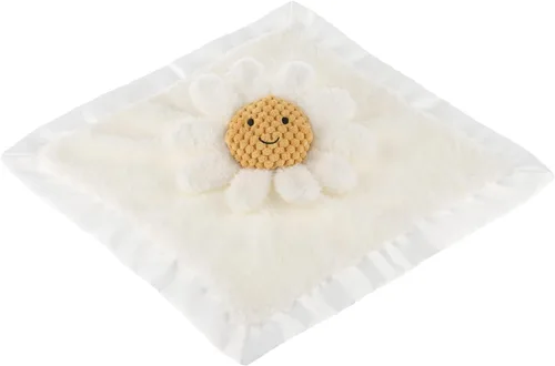 Vista 4 de Apricot Lamb Daisy Soft Loveys - Manta de seguridad para bebés, 14 pulgadas