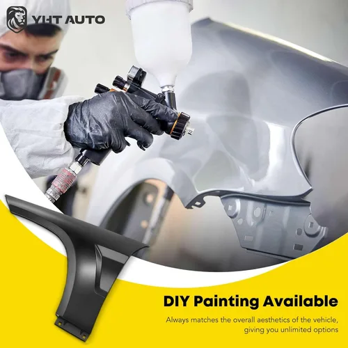 Vista 7 de YHTAUTO Guardabarros delantero izquierdo del lado del conductor de acero imprimado para Mercedes-Ben GLK250 2013-2015, GLK350 2010-2015