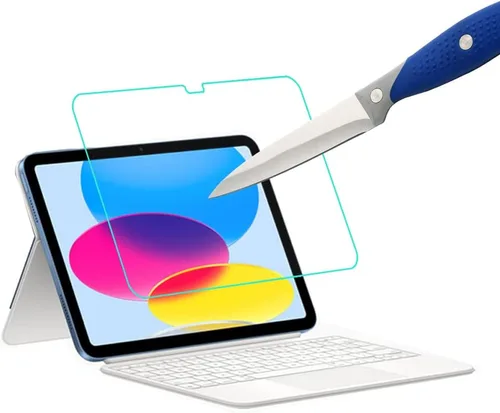 Vista 4 de Mr.Shield Protector de pantalla para iPad Air de 11 pulgadas M3 2025 y M2 2024 [vidrio templado] [2 unidades] Protector de pantalla