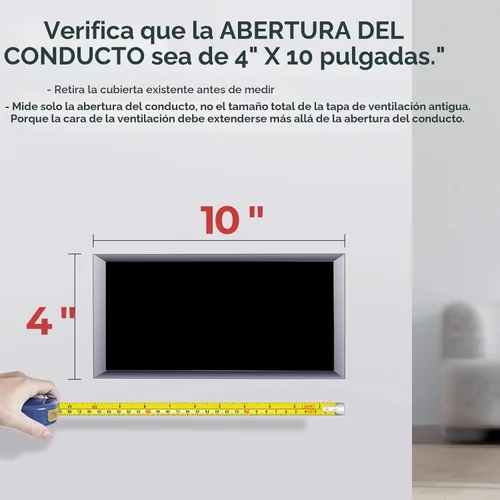 Vista 3 de BIOWIND Ventilador silencioso de refuerzo de registro se adapta a agujeros de registro de 4" x 10", ventilador de salida de aire acondicionado de 10