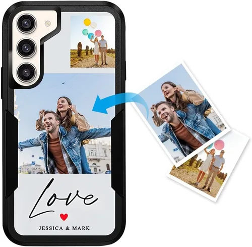 Vista 60 de Funda de teléfono personalizada para Galaxy S20 FE 5G, funda para teléfono multifoto, funda protectora resistente de doble capa a prueba de golpes