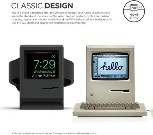 Vista 2 de elago Soporte W3 compatible con Apple Watch Series 11/10/9/8/7/6/5/4/3/2/1/SE3/SE2/SE1