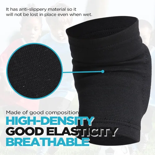 Vista 4 de Bodyprox - Rodilleras de voleibol para jóvenes, 1 par unisex (13-18 años)