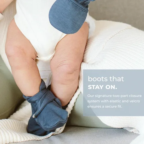 Vista 2 de goumikids Viscosa hecha de algodón de bambú Stay-On Botas