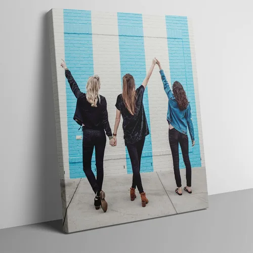 Vista 10 de Dargr Arte de pared personalizado desde tu teléfono, impresiones en lienzo personalizadas para familia, vacaciones, festivales, póster enmarcado