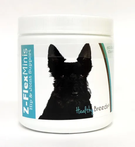 Vista 34 de Healthy Breeds Affenpinscher Z-Flex Minis - Masticables suaves para cadera y articulaciones, 60