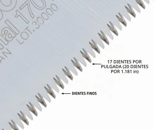 Vista 3 de Silky Serie profesional PocketBoy - Sierra plegable (6.693 in, dientes finos) (342-17)
