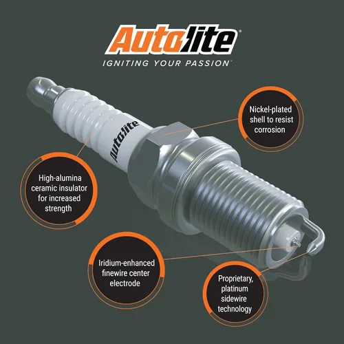 Vista 6 de Autolite Iridium XP - Bujías de repuesto para automóviles, XP105 (paquete de 4)