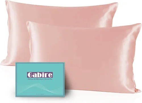 Vista 8 de Gabire Funda de almohada de seda de morera para cabello y piel, evita el acné, fundas de almohada de seda real de ambos lados, funda de almohada