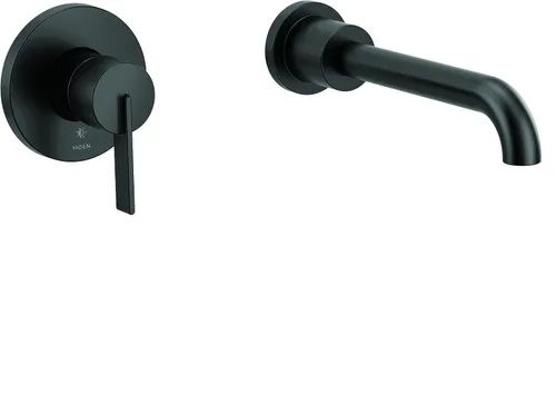 Vista 12 de Moen Cia WT6221BG - Grifo de bañera de un solo mango dorado cepillado con alcance de boquilla de 10 pulgadas, relleno de bañera de alto flujo