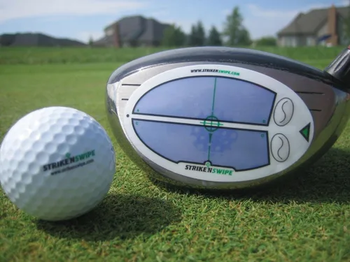 Vista 4 de Charter Strike N Swipe Cinta de impacto de golf reutilizable Leadbetter