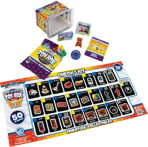 Vista 4 de Caja de microjuguetes más pequeña del mundo serie 1 mini coleccionable