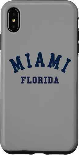Vista 11 de Miami Florida USA State FL Varsity Style - Carcasa deportiva para iPhone 16