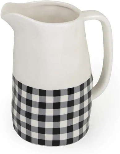 Vista 7 de Boston International Jarra de cerámica para bebidas, 5 tazas, girasoles coloridos