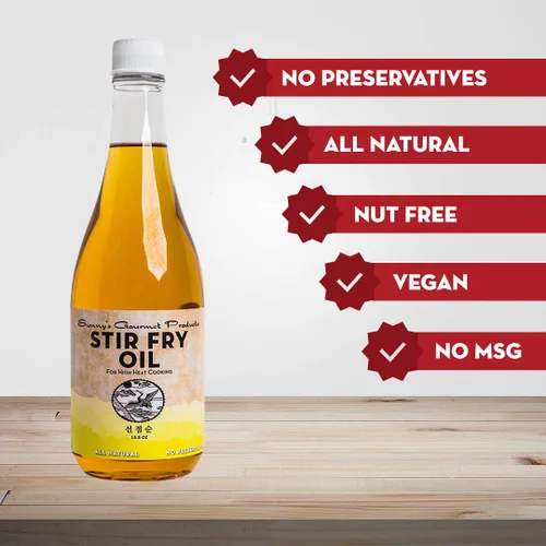 Vista 3 de Sunny's Gourmet - Aceite coreano para freír a altas temperaturas, totalmente natural, sin conservantes, 15.5 onzas (individual)