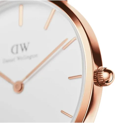 Vista 2 de Daniel Wellington Reloj Petite de cuero oro rosa