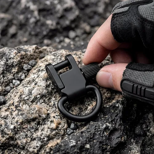 Vista 7 de DDOUT Monturas giratorias de eslinga, clip de sujeción de eslinga de metal resistente con anilla en D