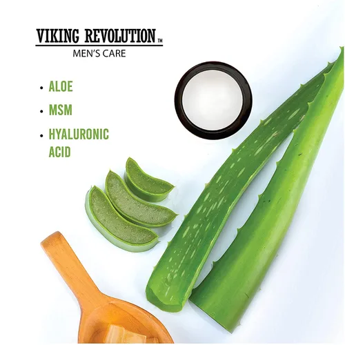 Vista 4 de Viking Revolution Crema natural para ojos para hombres, antienvejecimiento, ojeras, tratamiento debajo de los ojos, crema hidratante para los ojos