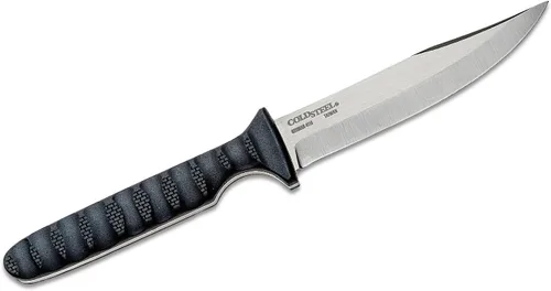 Vista 3 de Cold Steel Bowie Spike Duradero y Ligero de Acero Inoxidable Alemán 4116 de 4 Pulgadas, Cuchillo de Cuello de Hoja Fija Táctica para Exteriores