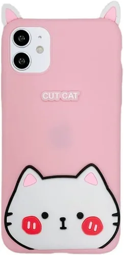 Vista 9 de Bonita funda de dibujos animados compatible con Samsung Galaxy S20, funda protectora de goma de silicona suave con personaje de muñeca de cachorro