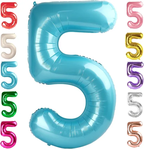Vista 112 de Globos del números 0 de 40 pulgadas para formar los números 10, 20, 30, 40, 50, 60, 70, 80, 90, 100, para decoración de cumpleaños, bodas, eventos