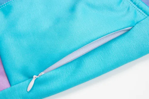 Vista 5 de Chaqueta térmica de invierno para mujer, a prueba de viento, para clima frío, pantalones de bicicleta, conjunto de ropa softshell cortavientos
