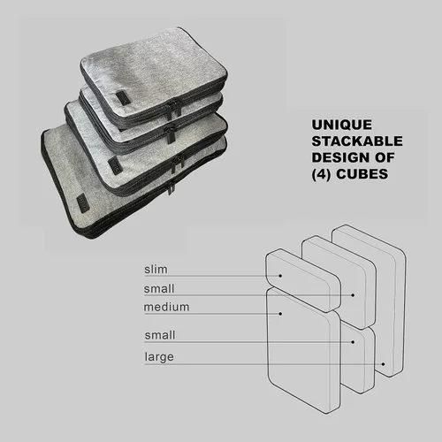 Vista 5 de Compression Packing Cubes for Travel Packing Cube Set