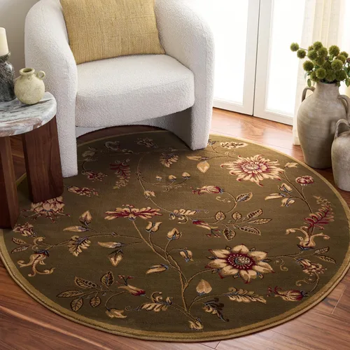 Vista 16 de SAFAVIEH - Alfombra de acento de la colección Lyndhurst, 3'3" x 5'3", color negro y multi, diseño floral tradicional, no desprende pelusa y de fácil