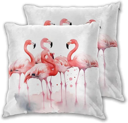 Vista 48 de Juego de 2 fundas de almohada cuadradas de Acción de Gracias, hojas de arce otoñales, fundas protectoras para sofá con cremallera oculta, 16 x 16