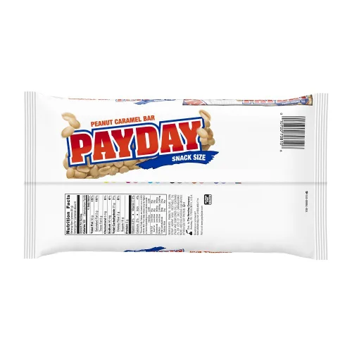 Vista 2 de PayDay Barras de caramelo tamaño aperitivo, bolsas de 11.6 onzas (paquete de 12)