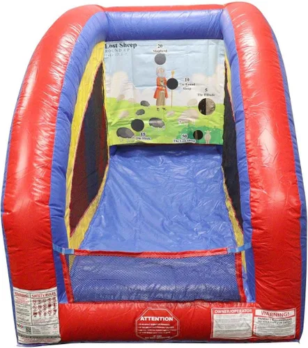 Vista 20 de Juegos de marco de aire sellado Ultralite Lanzamiento de bolas y bolsas Incluye marco, panel, soplador integrado, bolas y bolsa para patios
