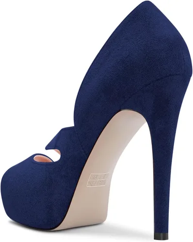 Vista 3 de Castamere Sandalias de tacón alto de aguja para mujer, con puntera abierta, sin cordones, para boda
