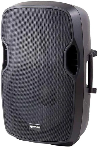 Vista 4 de Gemini as Series AS-15BLU-PK Paquete de altavoces portátiles Bluetooth para fiestas, altavoz PA activo de 15 pulgadas y 2000 W, soporte de altavoz