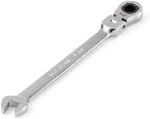 Vista 12 de TEKTON Llave combinada con cabeza flexible de 12 puntos de 22 mm WRC26422
